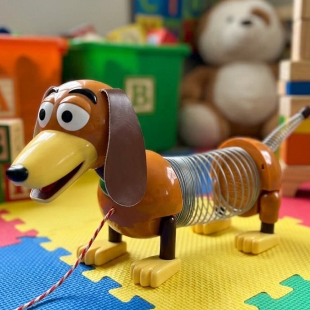 Disney Pixar Toy Story Slinky Dog Pull Toy Metal Spring